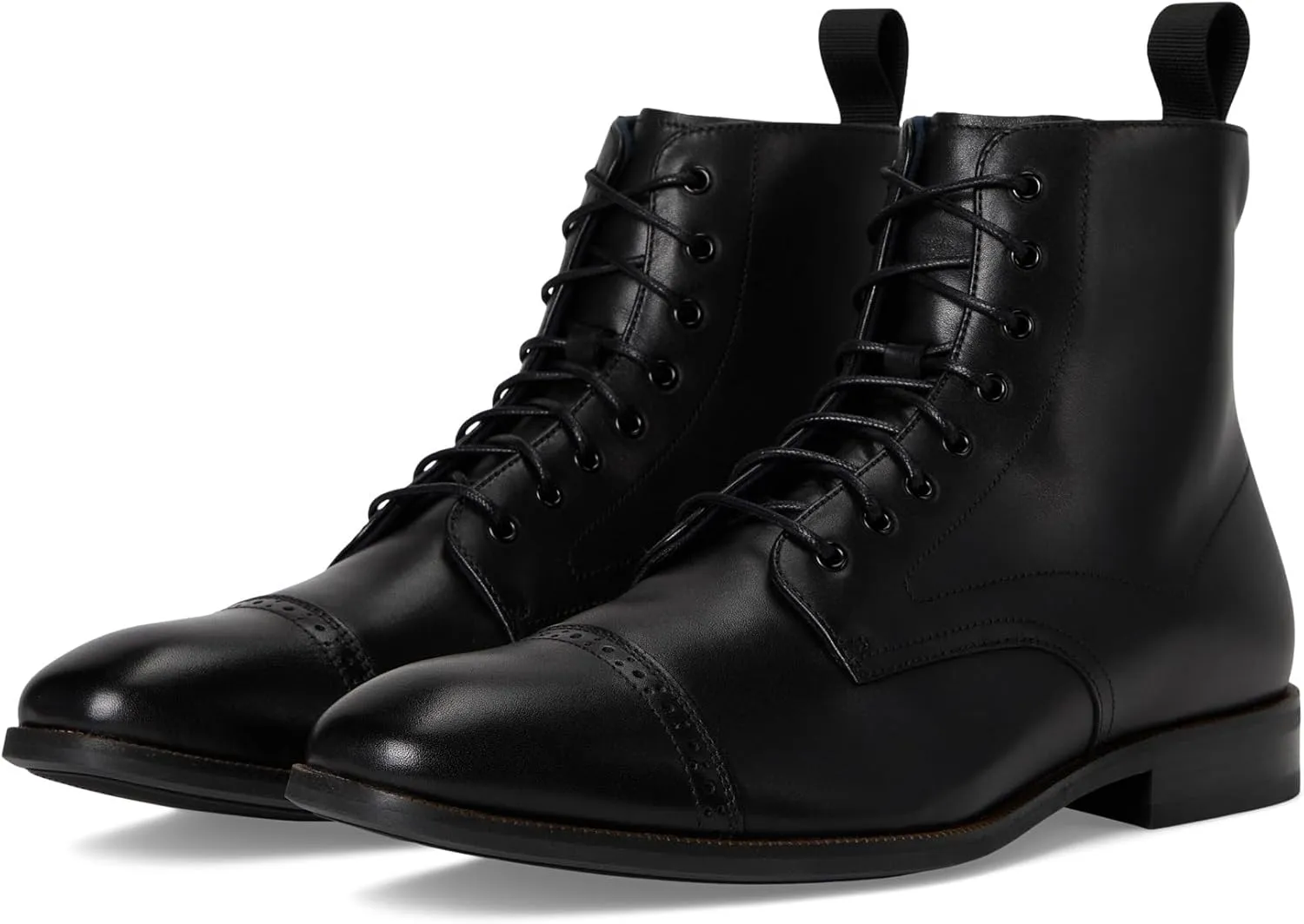 STACY ADAMS Men's Henry Cap Toe Lace-up Boot Fashion