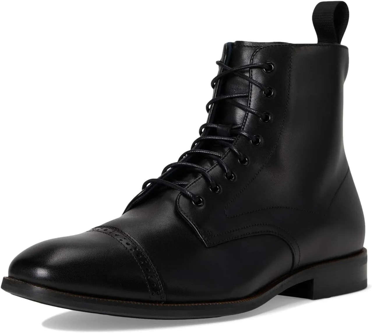 STACY ADAMS Men's Henry Cap Toe Lace-up Boot Fashion