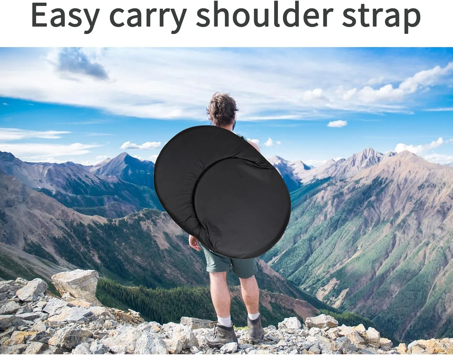Stadium seats with back support, Stadium seat cushion,Bleacher seat, Folding floor chair with back support, Foldable extra thick comfort cushions, Reclining back support,shoulder straps & storage bag