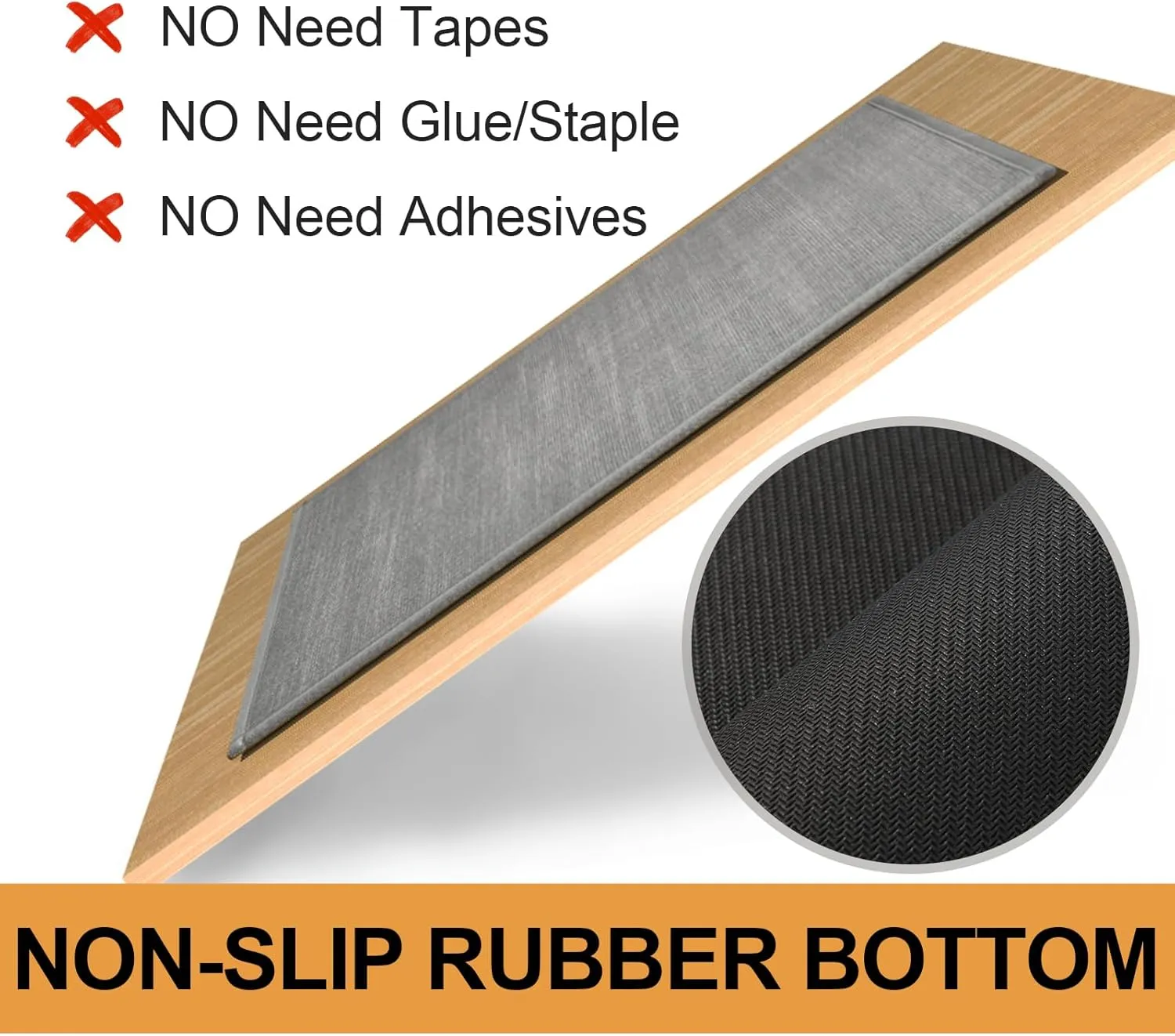 Stair Treads Carpet for Wooden Steps, Non Slip Landing Mat Rug Whit Rubber Backing, Polyester Soft Stairs Resistant Indoor Skid Runner Safety Rugs for Family, Absorbent Washable 31" x 31" Gray