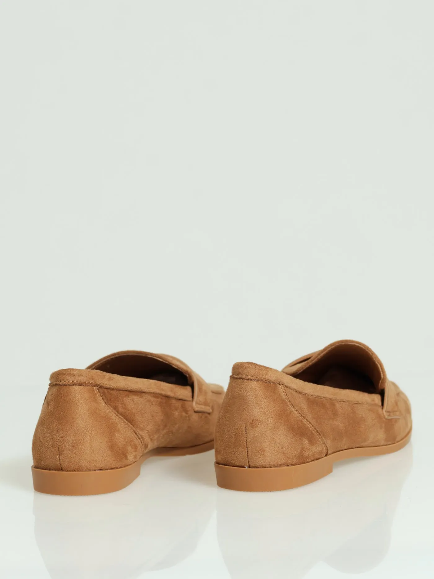 Studded Penny Loafer - Natural