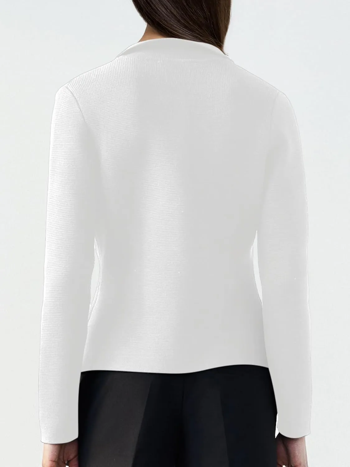 SuperPrity Cardigan Sweaters for Women Long Sleeve Lightweight Cropped Knit Blazer Button Jacket 2024 Fashion Fall Outfits