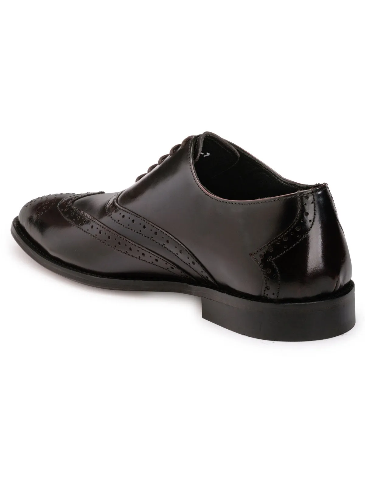 Teakwood Leather Men's Brown Slip-ons Shoes