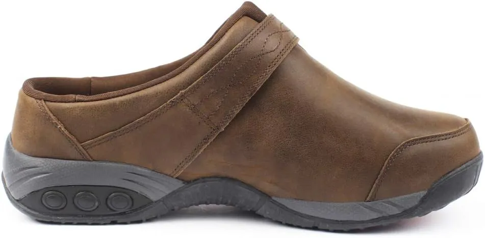 Therafit Austin Women's Leather Clog Slip On for Plantar Fasciitis/Foot Pain