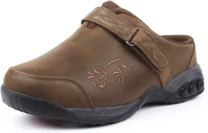 Therafit Austin Women's Leather Clog Slip On for Plantar Fasciitis/Foot Pain