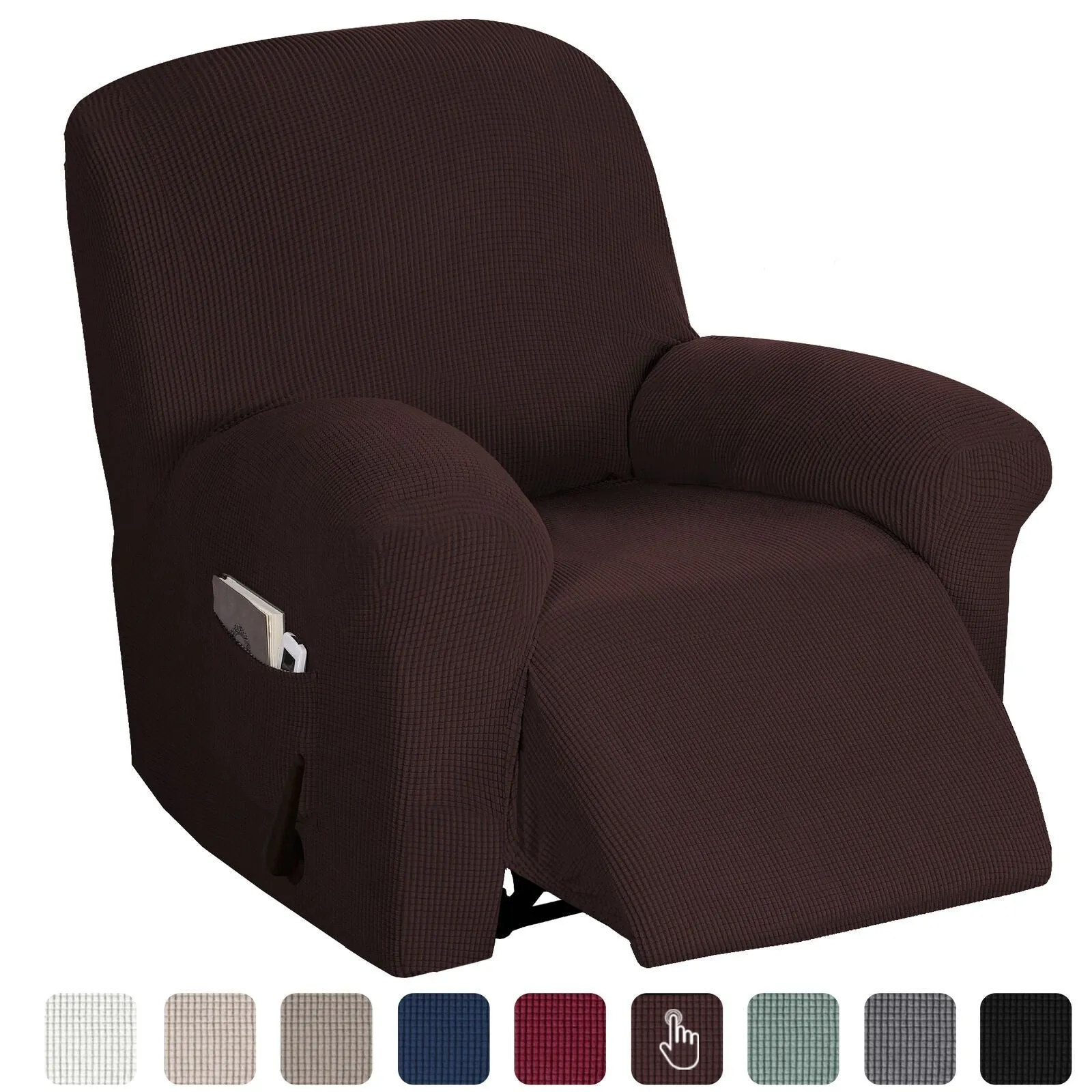 Thick & Soft Jacquard Recliner Chair Cover