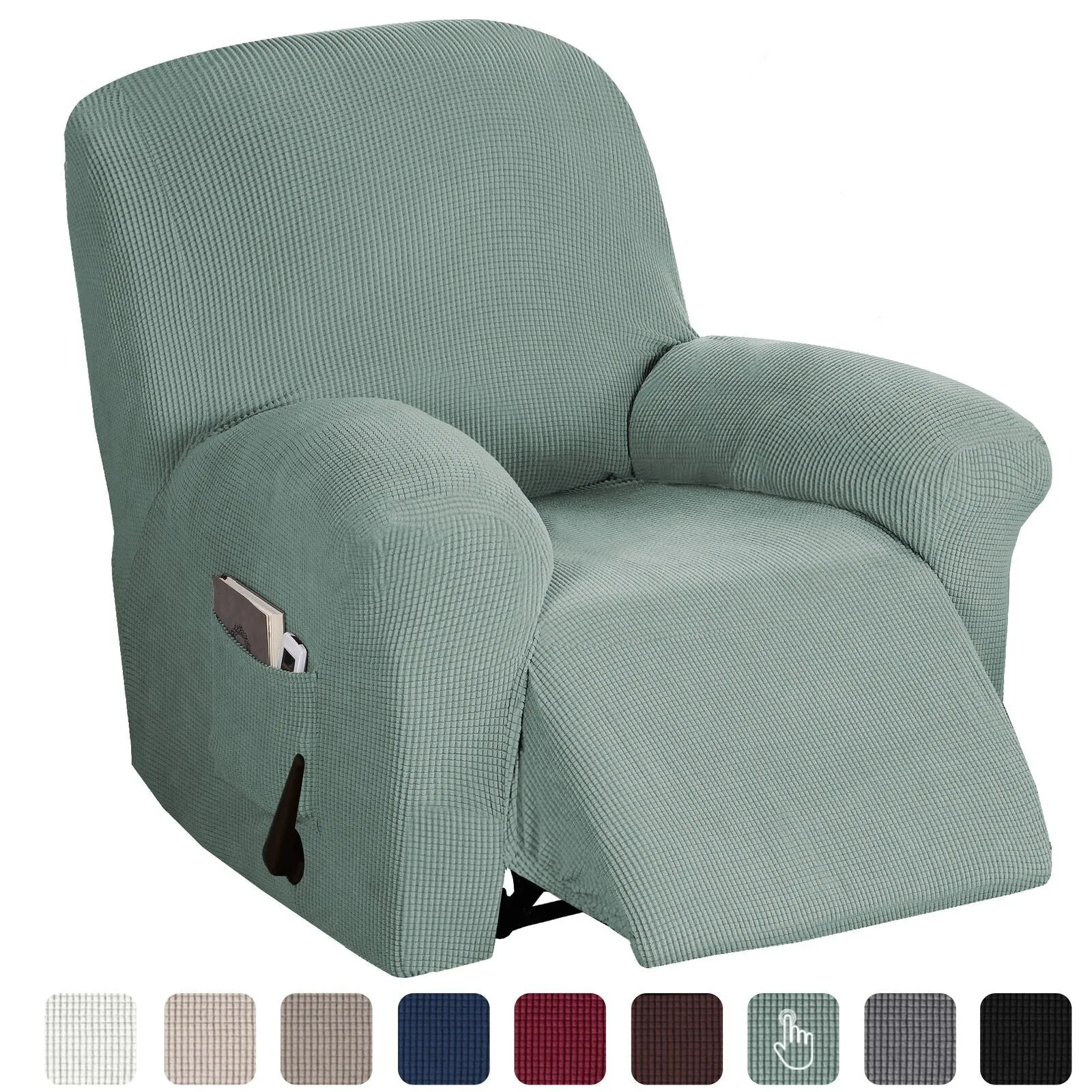 Thick & Soft Jacquard Recliner Chair Cover