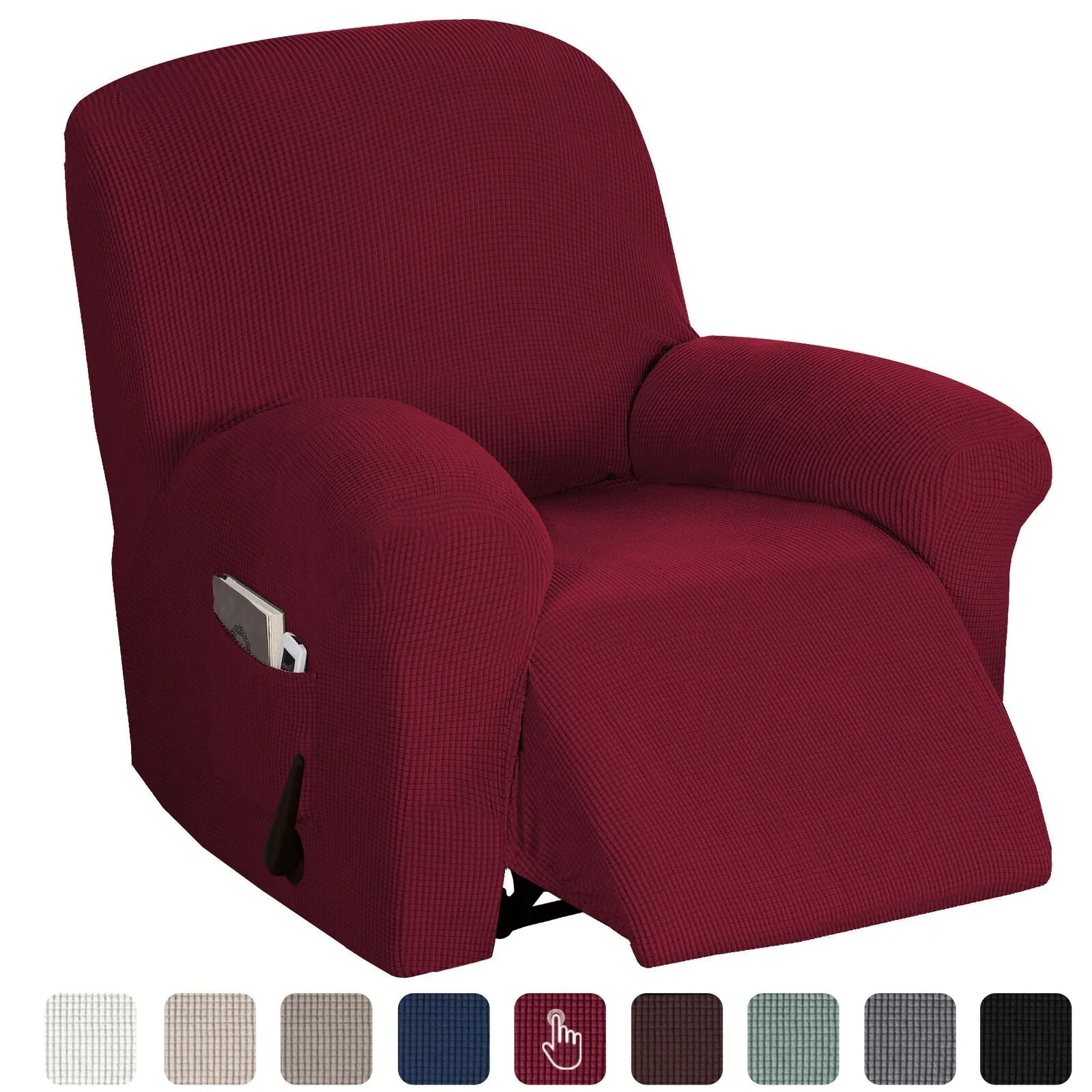 Thick & Soft Jacquard Recliner Chair Cover