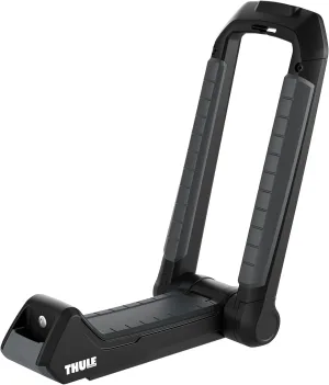 Thule Hull-a-Port Aero Rooftop Kayak Rack - Carries 1 kayak - Anti-theft design - Foldable design - Rubber padding mounting surface - Easy strap management - 75lb weight capacity