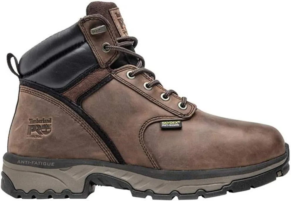 Timberland PRO Men's Jigsaw 6" Steel Toe Internal Met Guard Boot, Brown, 7.5 M US