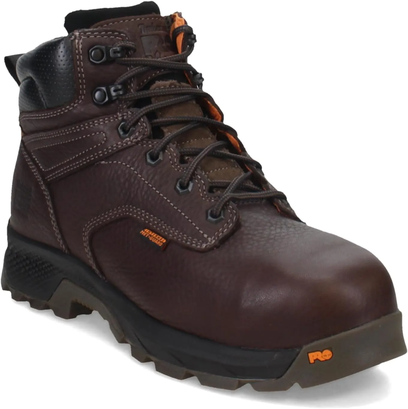 Timberland PRO Men's Titan EV 6" Composite Safety Toe Internal Metguard Industrial Work Boot, Brown, 14 Wide