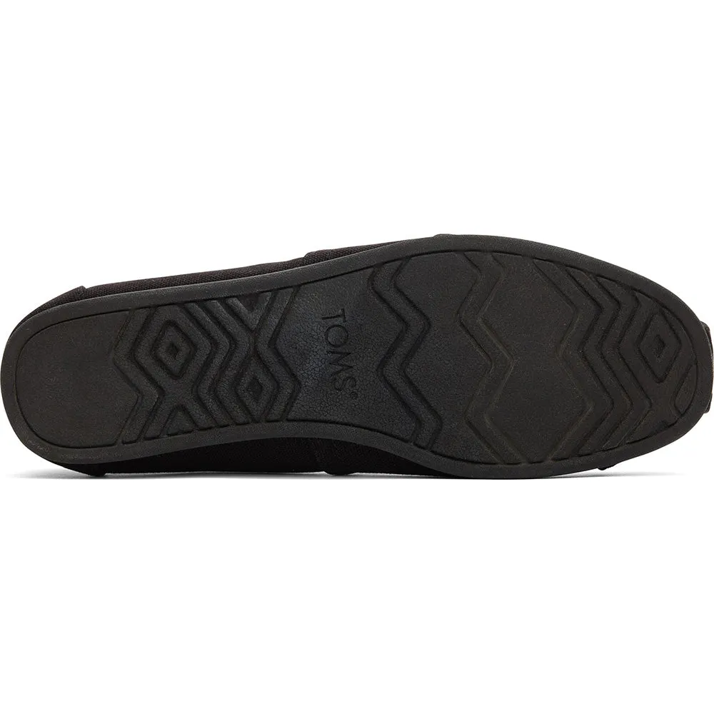 Toms Alpargata Blk/blk Rec Cttn Can Shoes