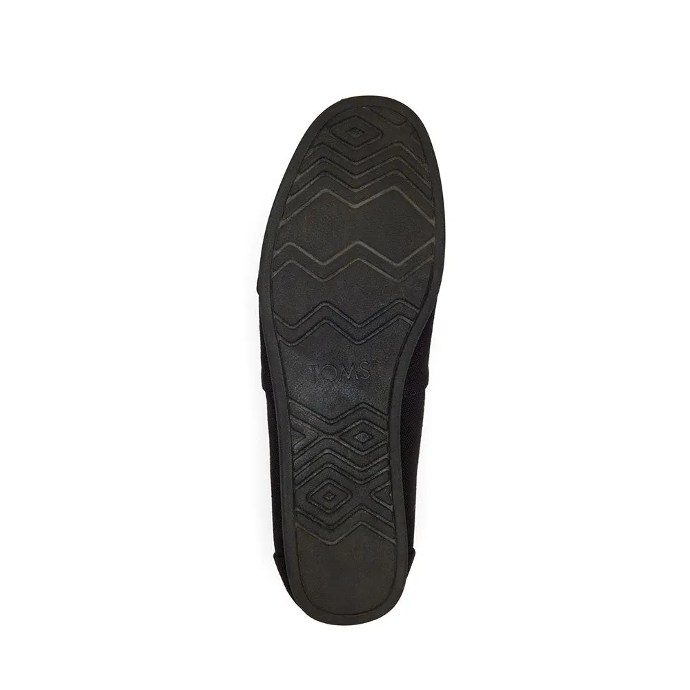 Toms Alpargata Blk/blk Rec Cttn Can Shoes