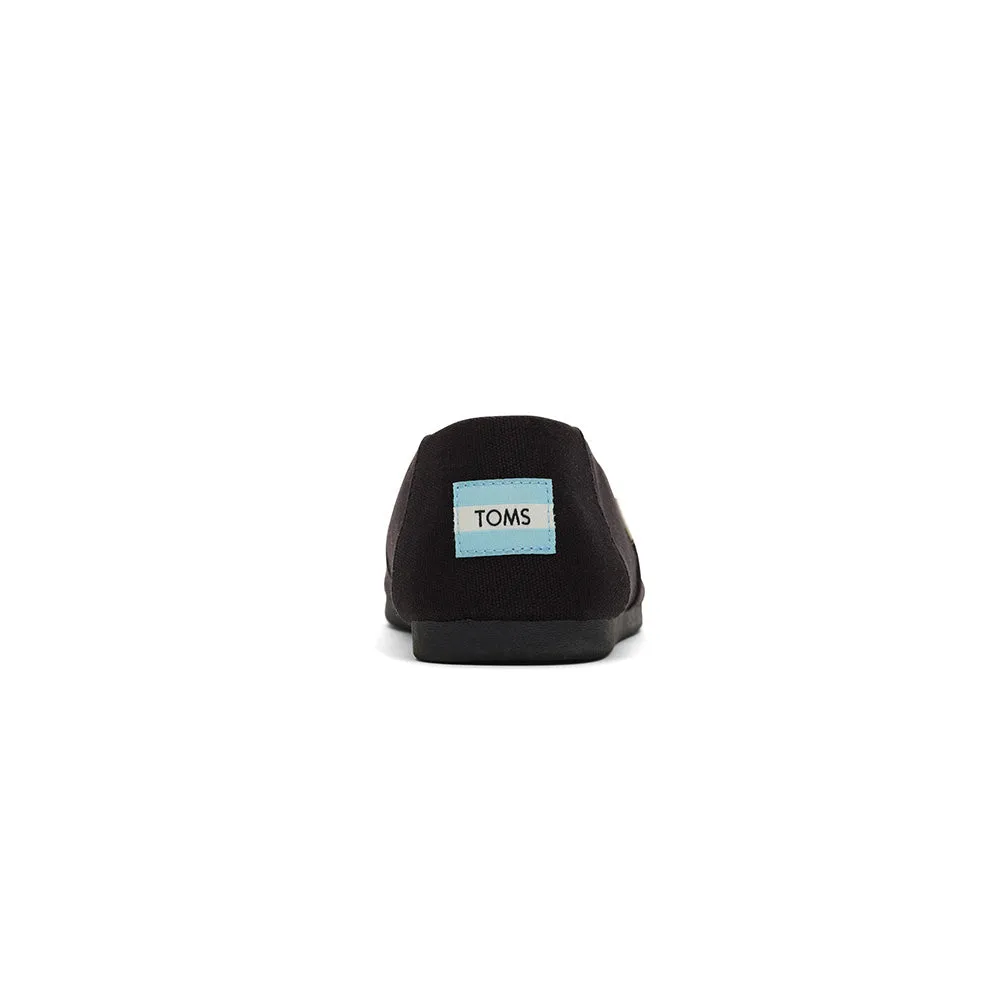Toms Alpargata Blk/blk Rec Cttn Can Shoes