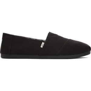 Toms Alpargata Blk/blk Rec Cttn Can Shoes