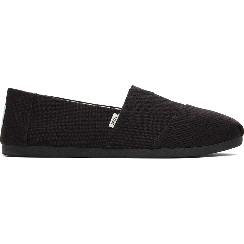 Toms Alpargata Blk/blk Rec Cttn Can Shoes