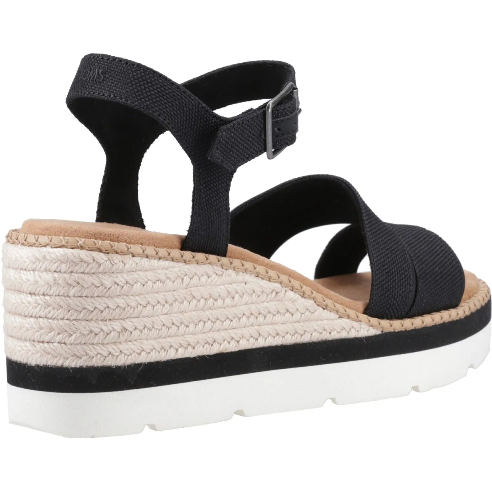 TOMS Darya Polyester Women's Black Sandals