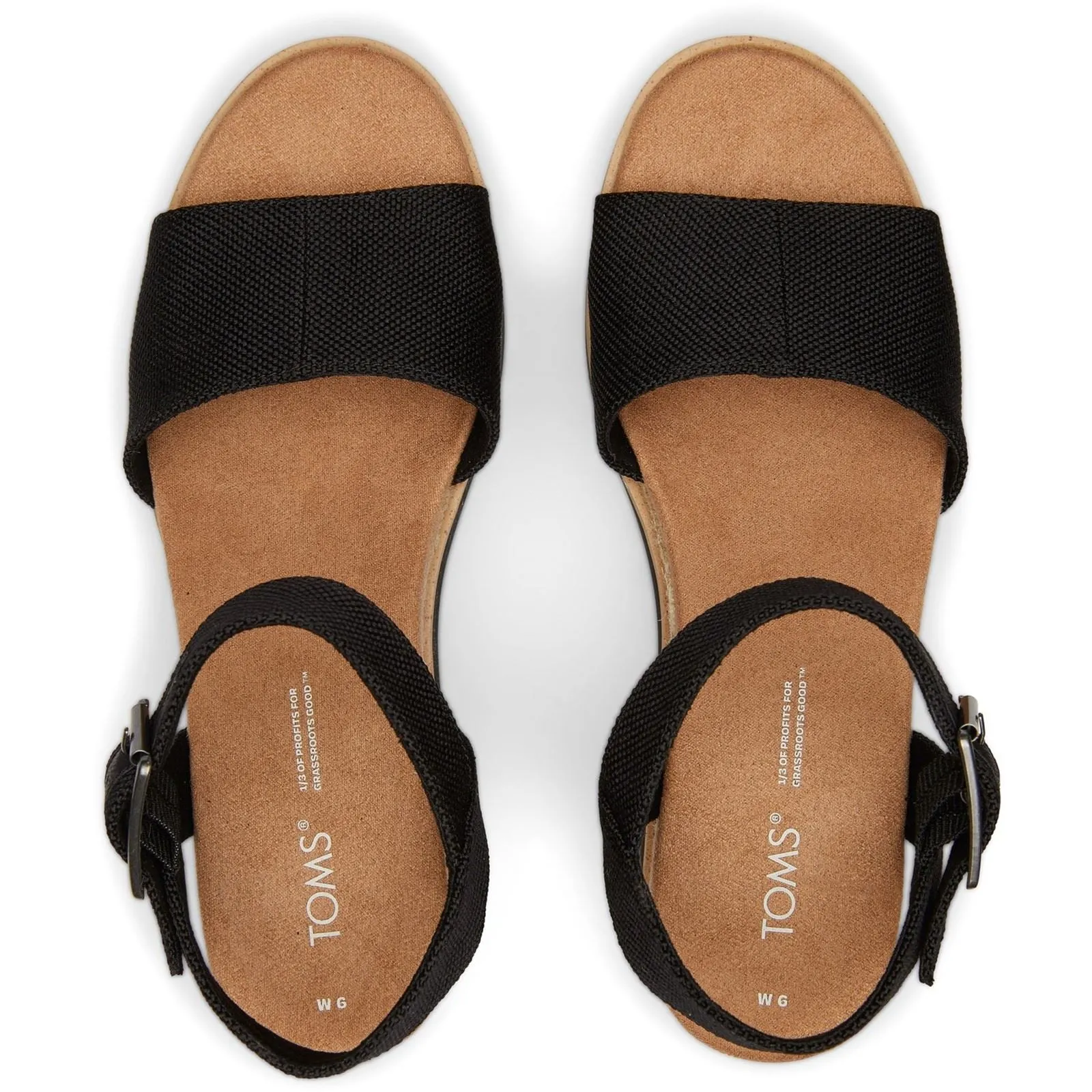 TOMS Women's Diana Sandal in Black