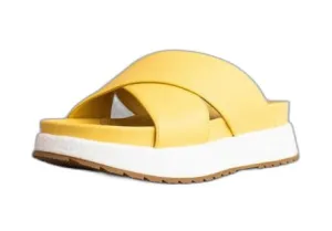 UMA Straps Yellow Platform Criss Birthday discount Slide New Sandals Wedge Cross Christmas clearance York Mule Cecelia