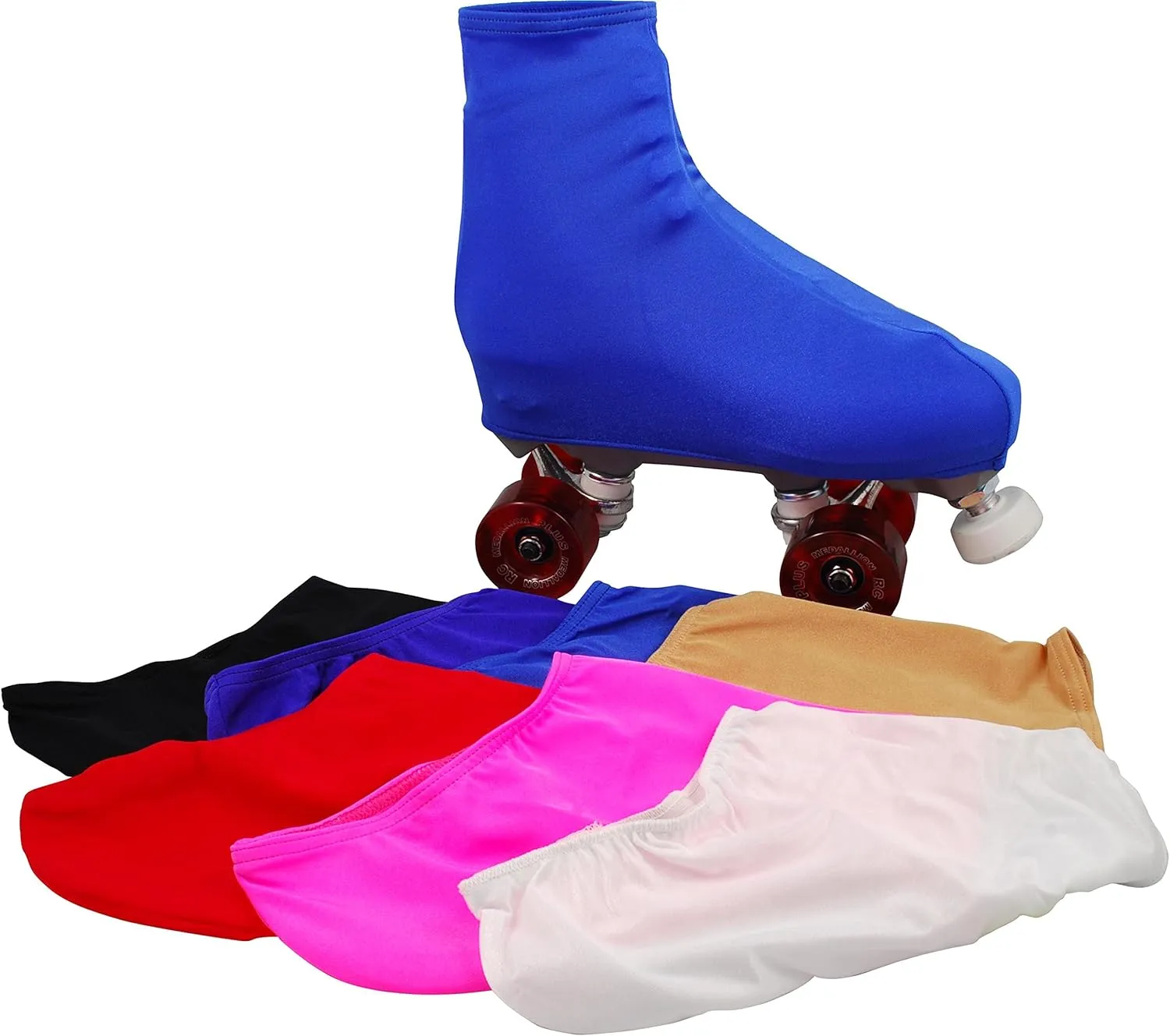 Uniq Skates Skating Boot Covers - Protective and Stylish Spandex Protection for Roller or Ice Skate Boots