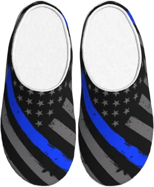 Unisex Slippers Winter Warm Non-Slip Fluffy Slippers Slip-On Plush Slippers House Slippers For Women Men Shoes Gifts