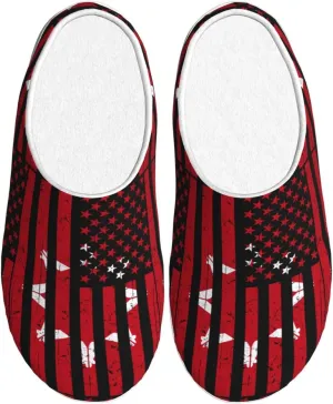 Unisex Slippers Winter Warm Non-Slip Fluffy Slippers Slip-On Plush Slippers House Slippers For Women Men Shoes Gifts