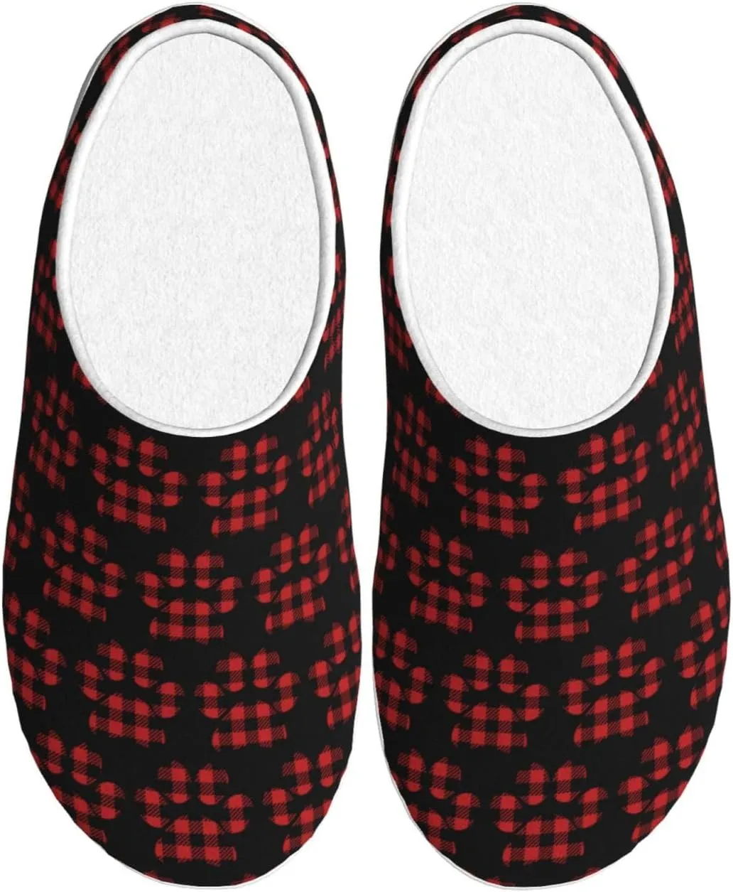 Unisex Warm Slippers Non-Slip Winter Fluffy Slippers Slip-On Plush Slippers Bedroom Slippers House Shoes For Men Women