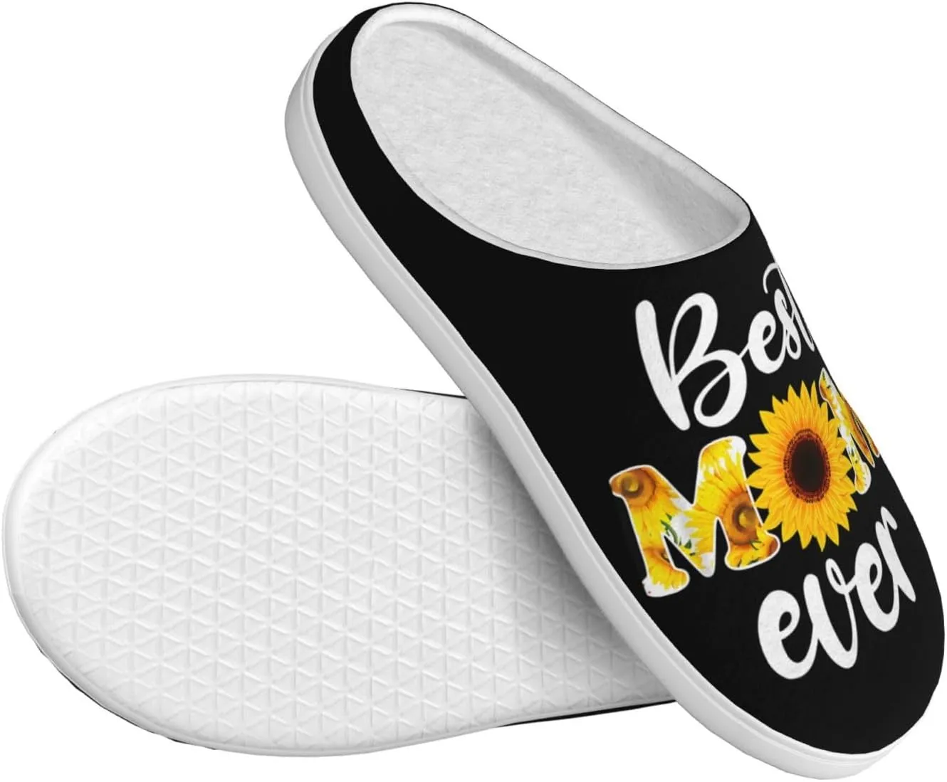 Unisex Warm Slippers Non-Slip Winter Fluffy Slippers Slip-On Plush Slippers Bedroom Slippers House Shoes For Men Women