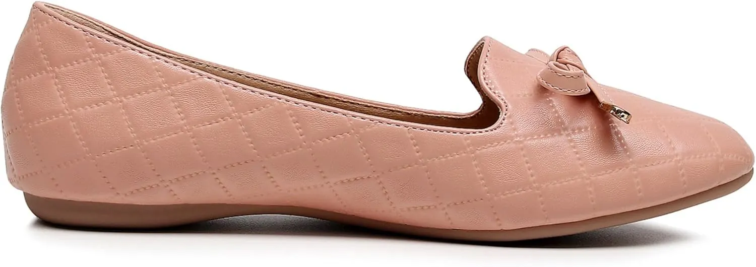 VenusCelia Women's Serenity Bow Flat Shoe