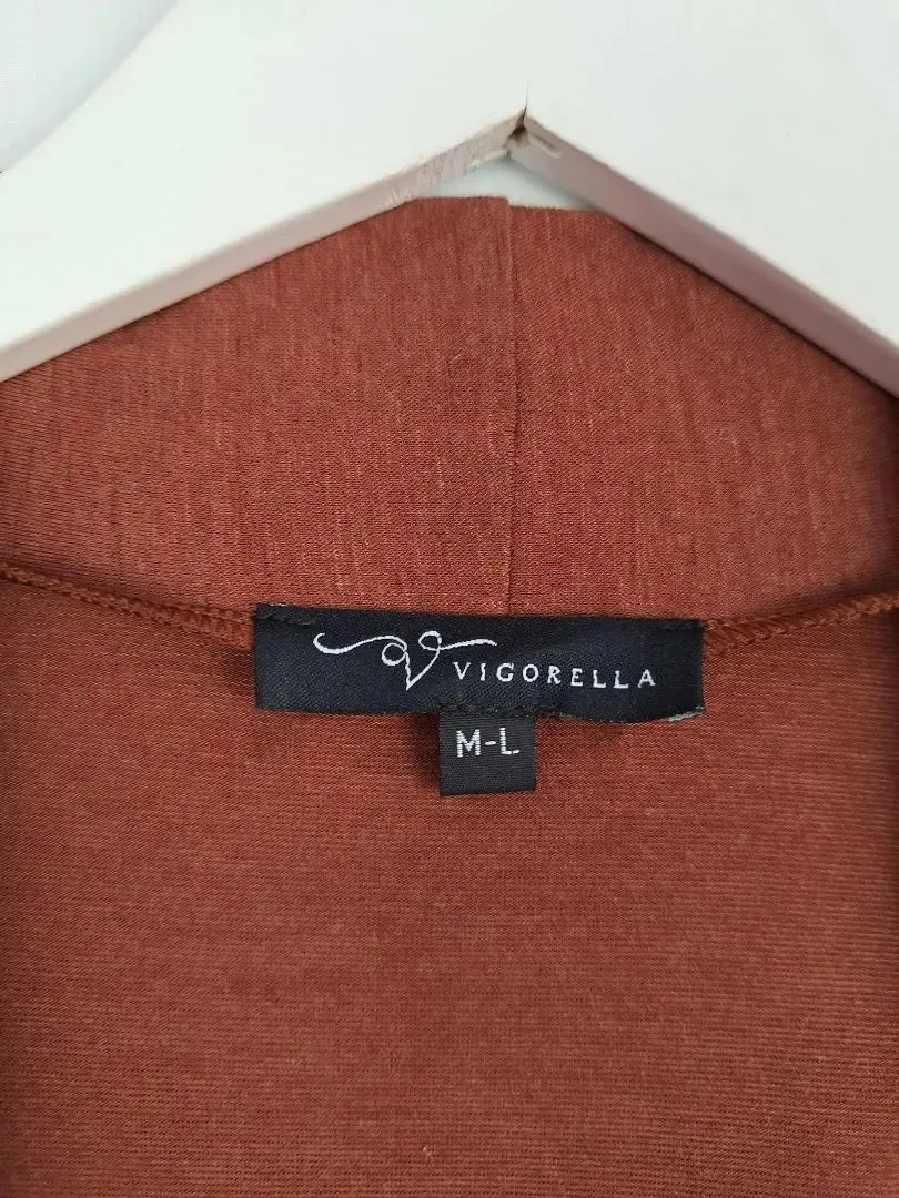 Vigorella Maroon Lightweight Overthrow Jacket Size M