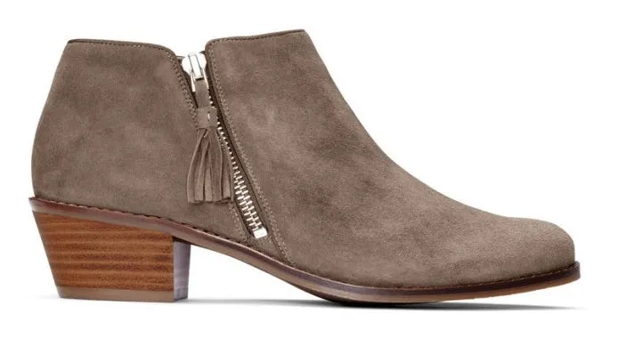 Vionic Greige Serena Side Zip Womens Ankle Boots 322SERENA-GRG