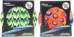 Wabob Wingman Foldable Silicone Throwing Disc - 2 Pack (Assorted Colors)
