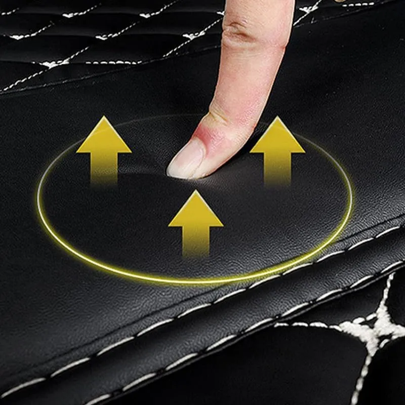 Washable Car Boot Liner Protector for Mitsubishi Outlander EX 2010 2011 2012, Protects Carpet from Dogs Pets Mud Water Rubbish Tools Shopping,C Brown
