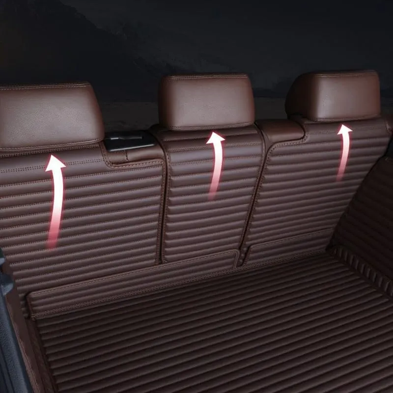 Washable Car Boot Liner Protector for Mitsubishi Outlander Five Seats 2013 2014 2015 2016, Protects Carpet from Dogs Pets Mud Water Rubbish Tools Shopping,C Black