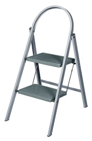 Werner Grey Step Stool - 2 Tread