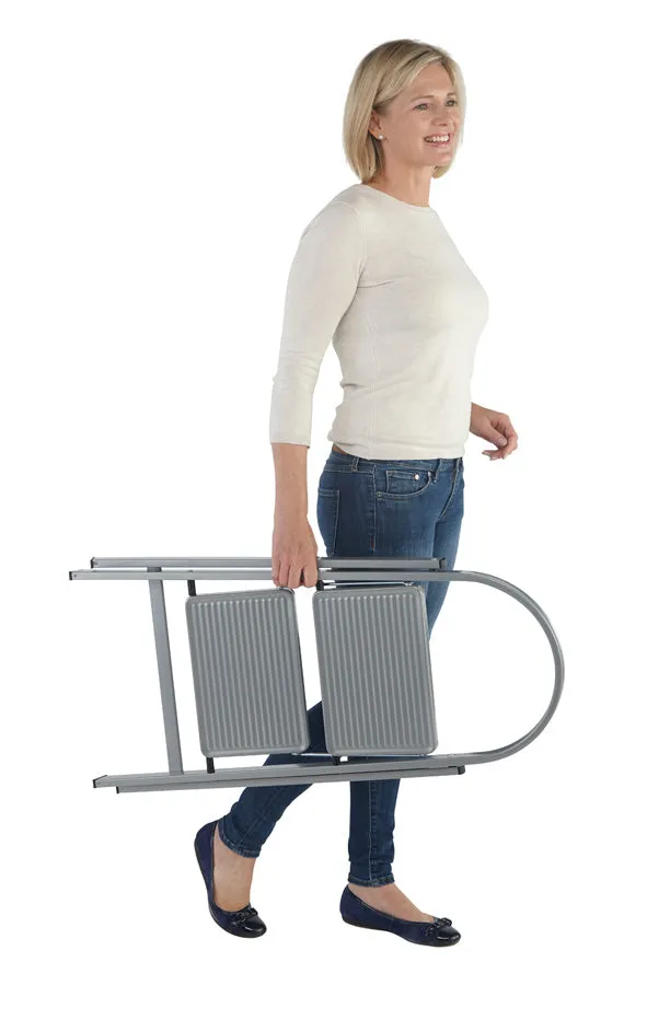 Werner Grey Step Stool - 2 Tread