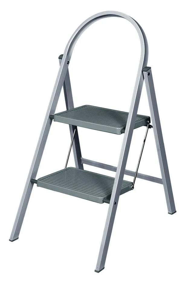 Werner Grey Step Stool - 2 Tread