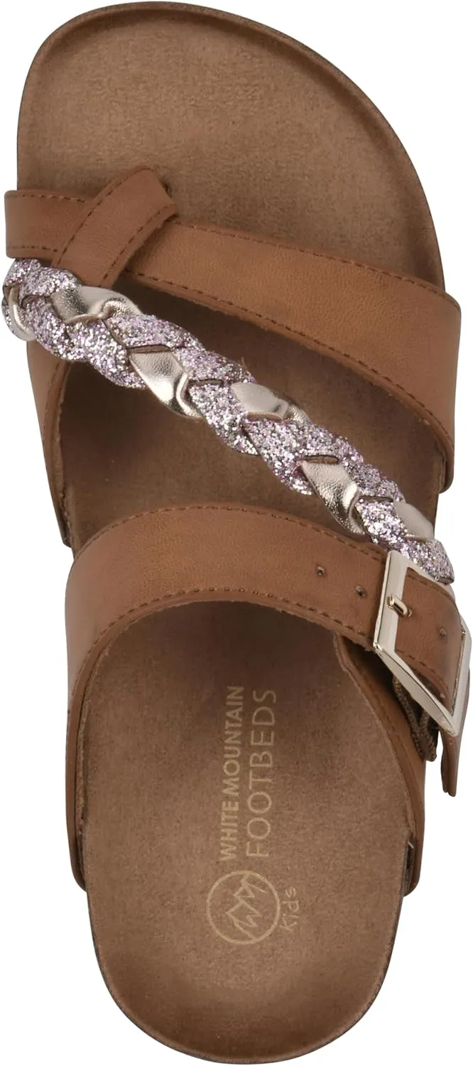 White Mountain Kids Girls' Gramma Braided Sandal