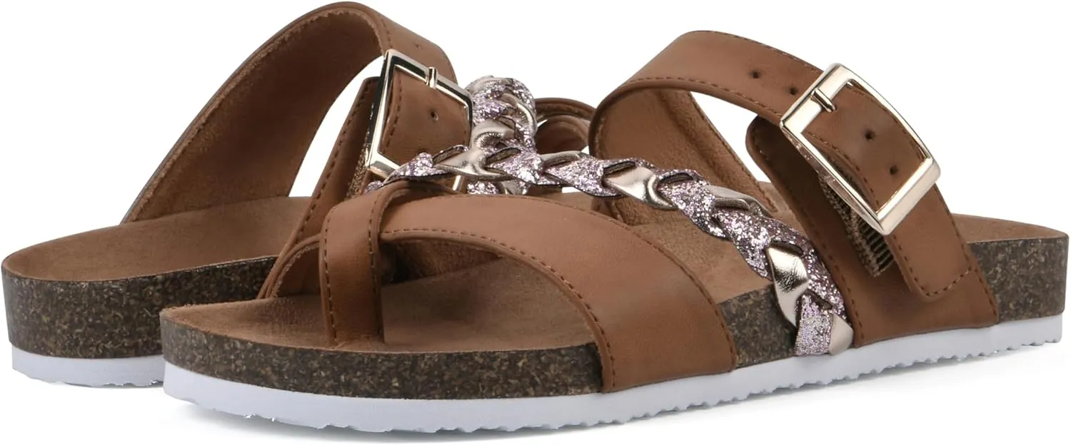 White Mountain Kids Girls' Gramma Braided Sandal