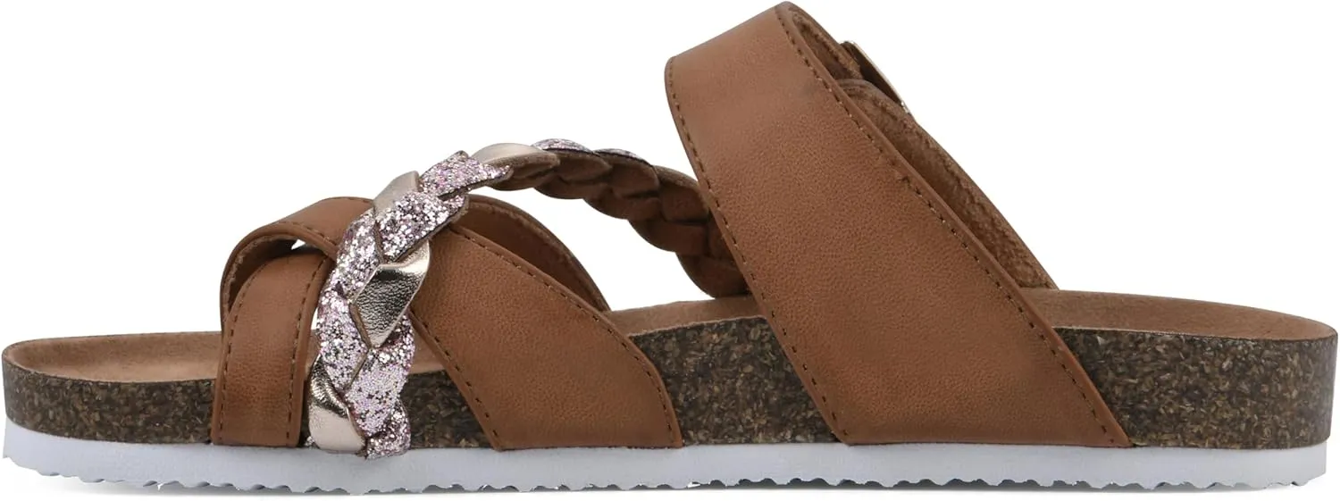 White Mountain Kids Girls' Gramma Braided Sandal