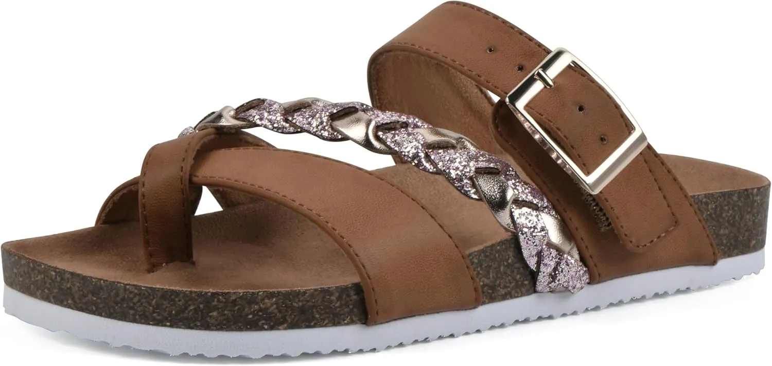 White Mountain Kids Girls' Gramma Braided Sandal