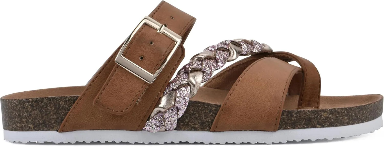 White Mountain Kids Girls' Gramma Braided Sandal