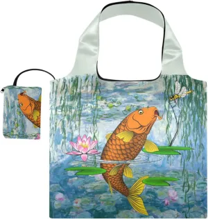 WIHVE Reusable Grocery Bag Foldable Shopping Tote Bag with Storage Pouch