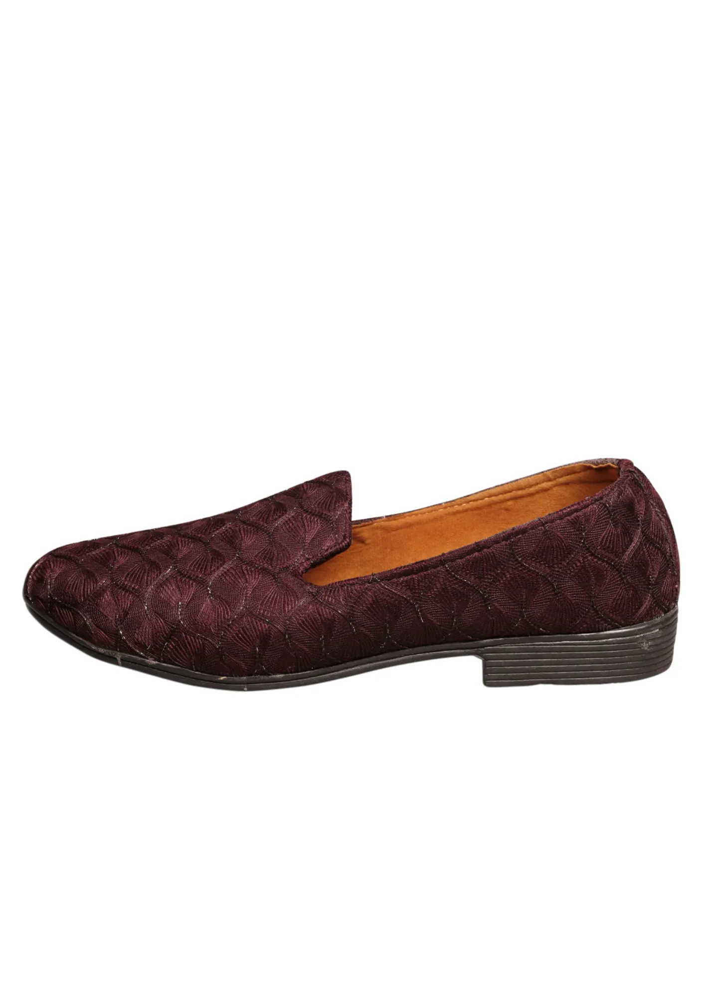Wine Designer Loafer Shoes for Mens