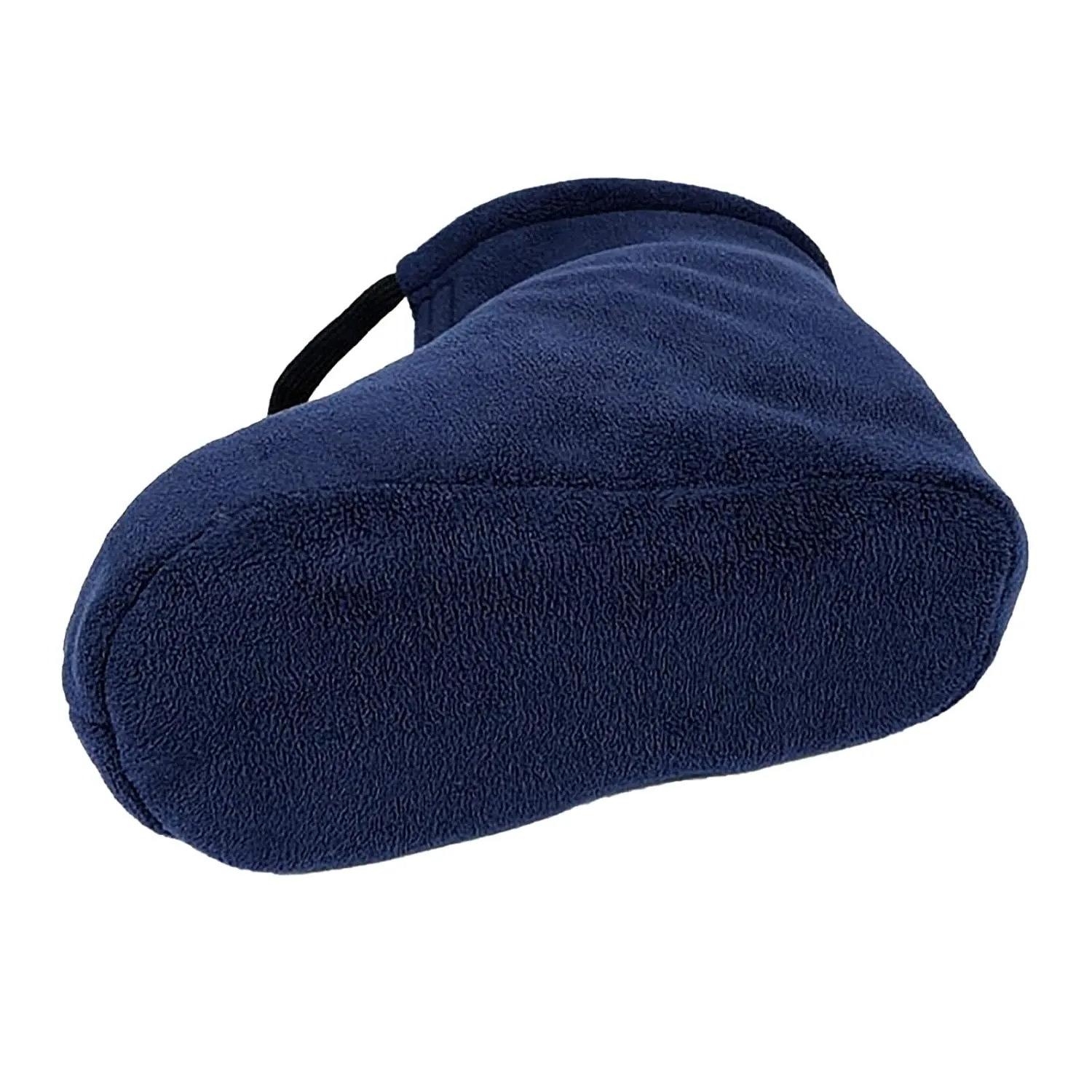 Winter Warm Cast Sock, Thick Fleece Foot Cast Cover - Below the Knee Cast Toe Boot Cover, Protective and Washable Cast Sleeve Wrap, Foot Warmer for Broken Foot, Adjustable Drawstring, Navy Blue