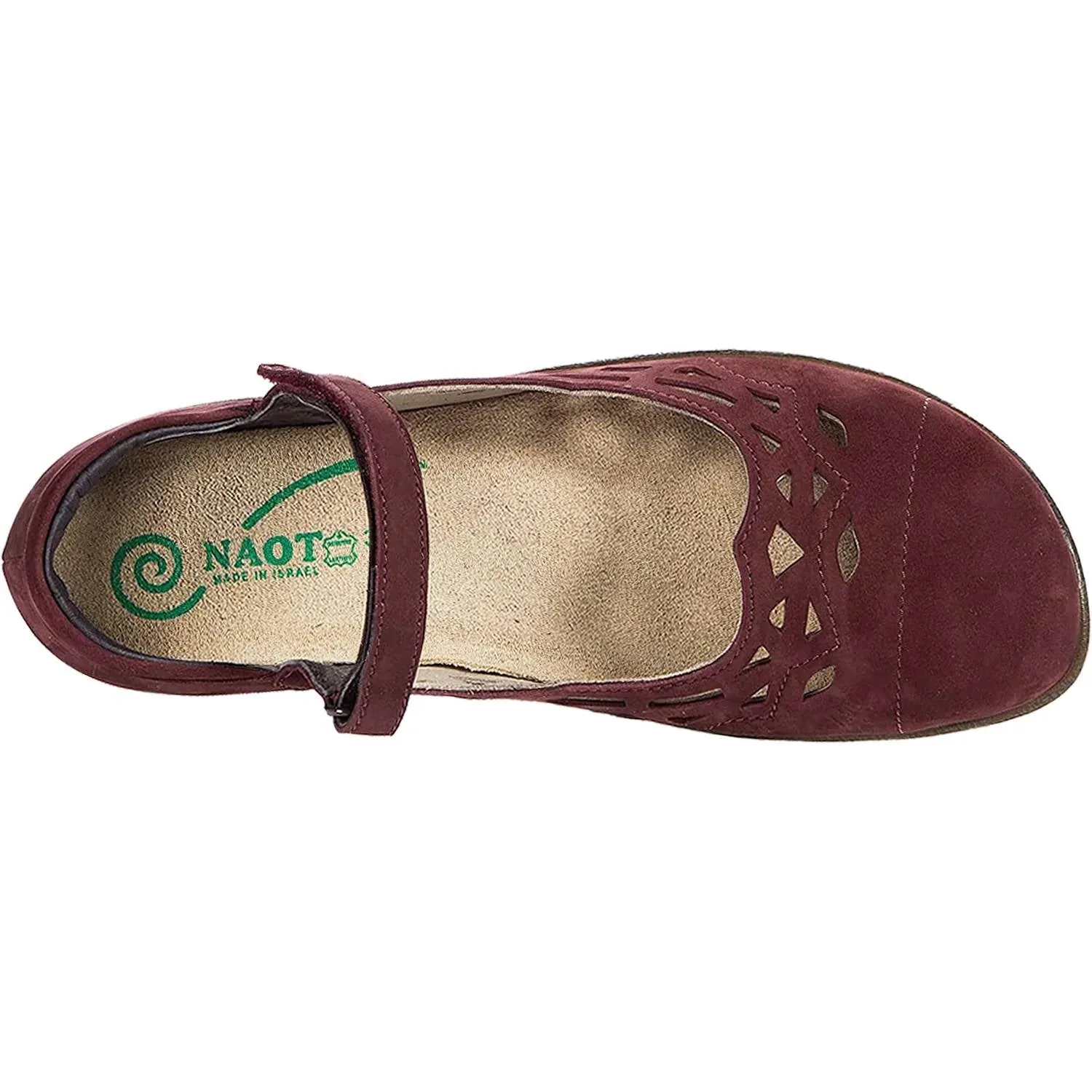 Women's Agathis Flat Shoes - Medium In Violet Nubuck