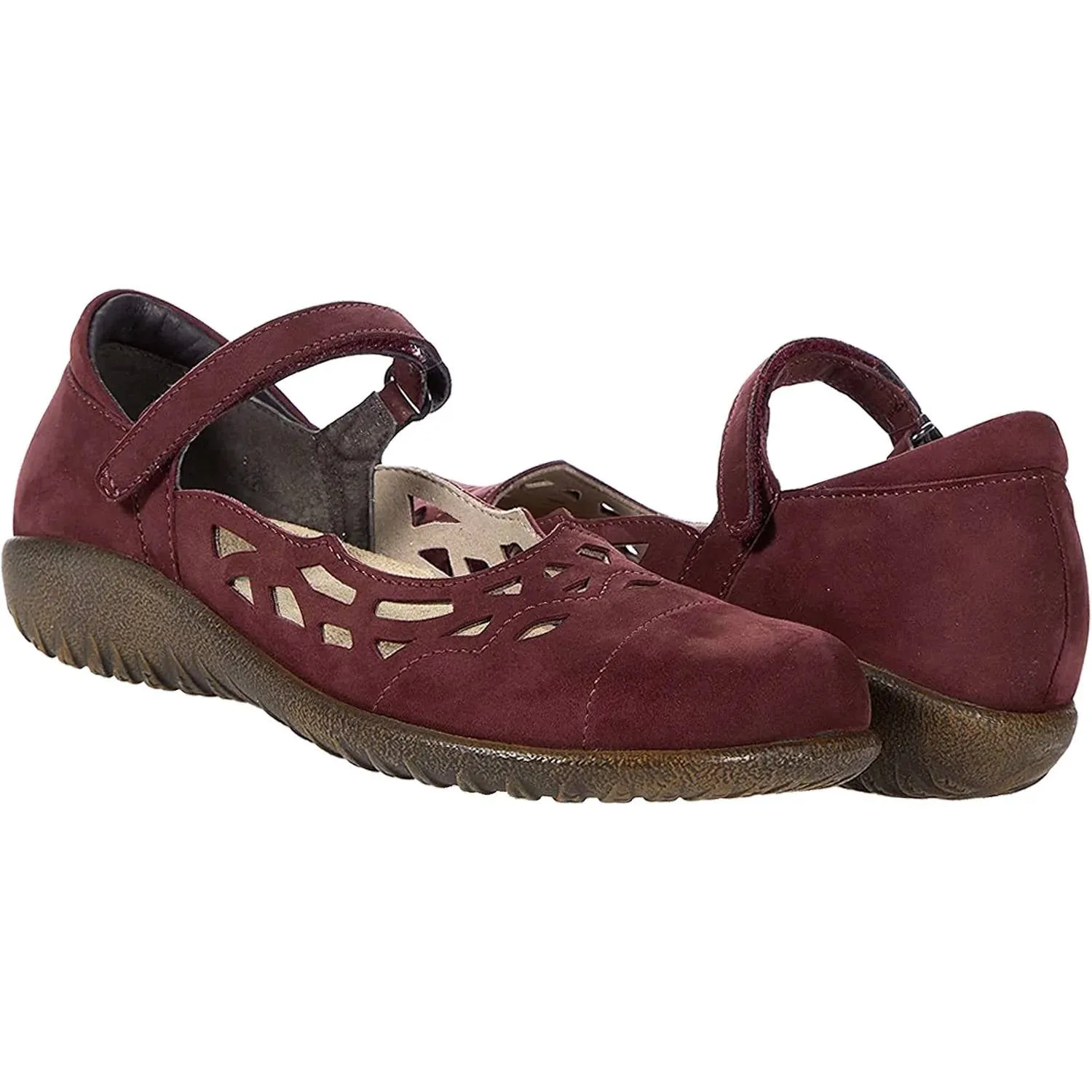 Women's Agathis Flat Shoes - Medium In Violet Nubuck