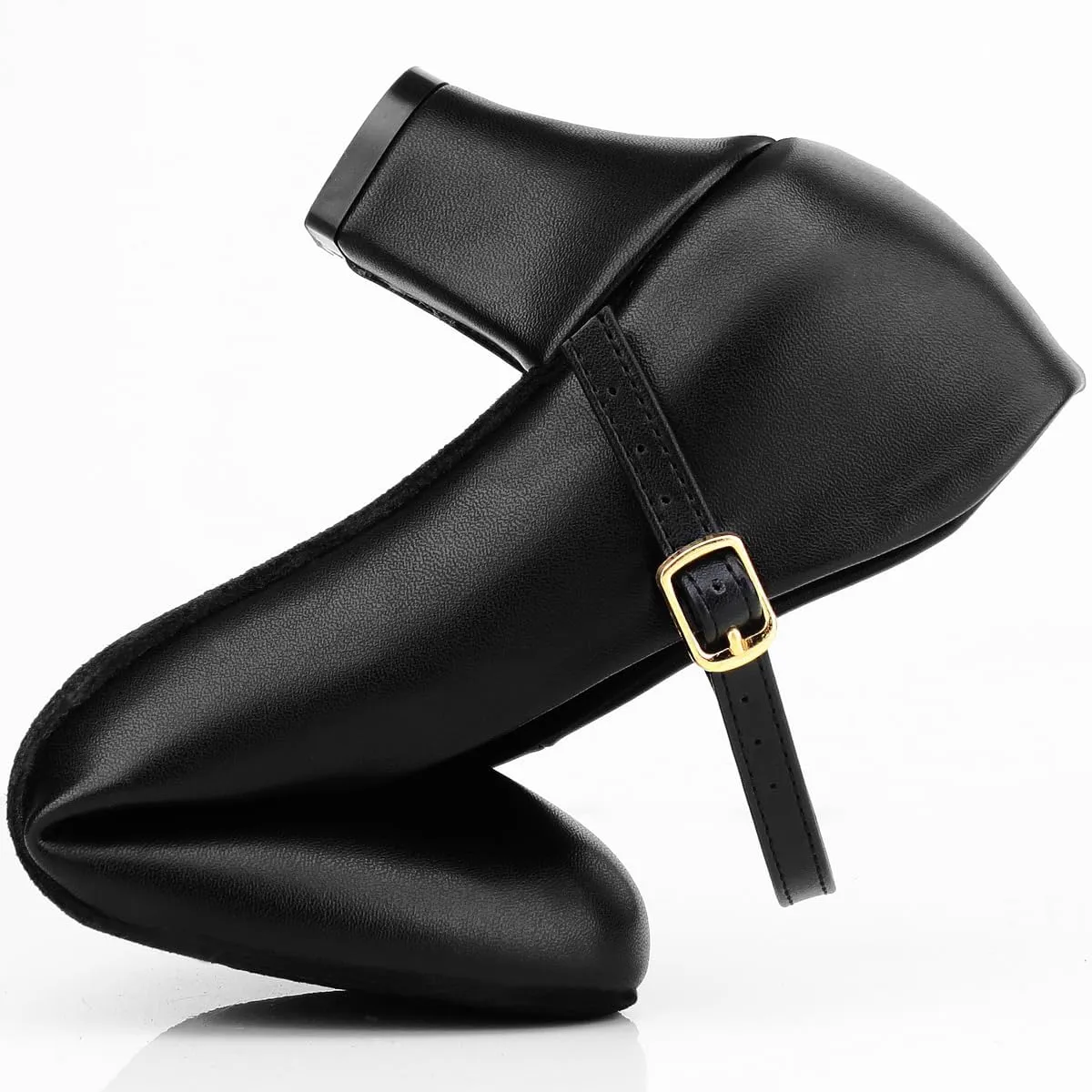 Women's Black Non-Slip Latin Salsa Dance Heels Ballroom Character Shoes Prom Dress Pumps