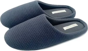 Womens Cotton Lightweight House Slippers With Memory Foam, Washable & Cozy Slip On