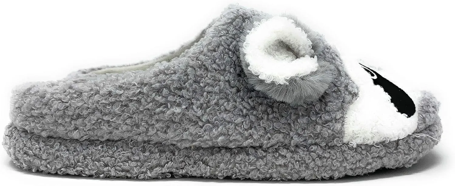 Women's Cozy Anti-Skid Slippers, Oooh Yeah Sherpa Funny Fluffy Fuzzy Slip On Slippers